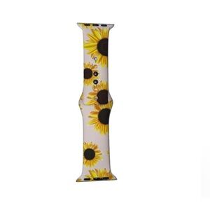 Sunflower Print Watch Band‎